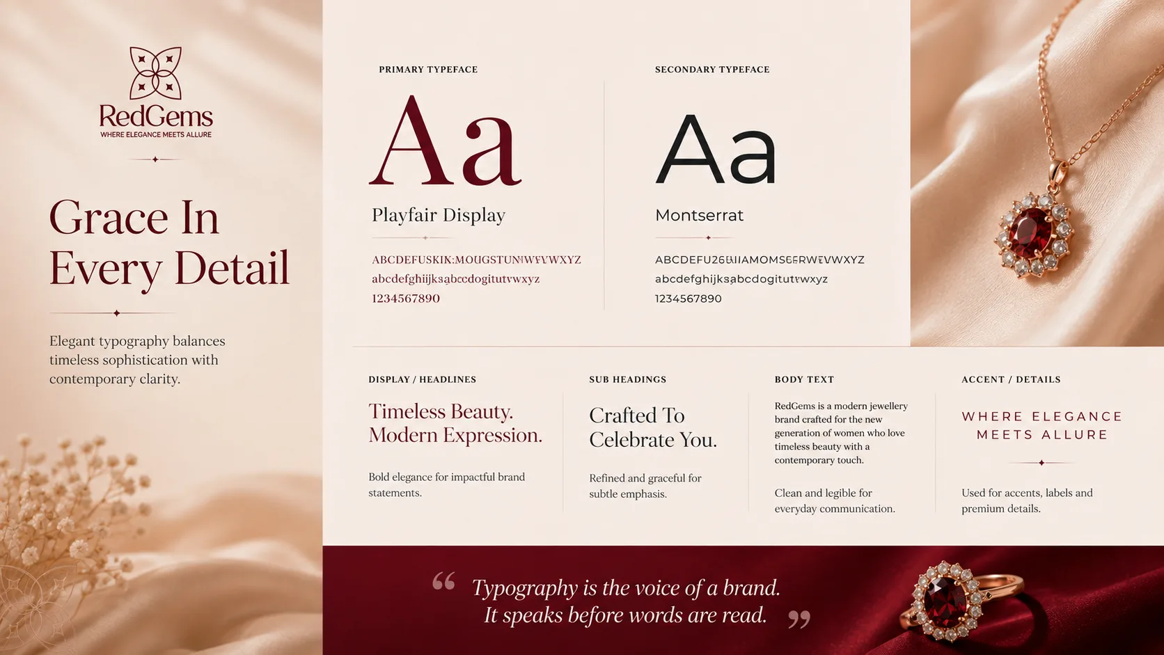 Red Gems — Logo and Branding packaging & visual design mockup 7 by Raghav Chopra